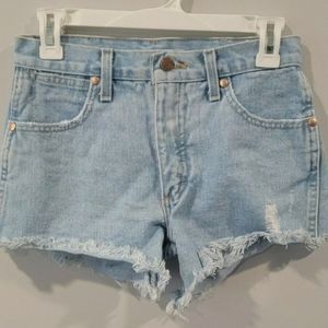 Wrangler Women's Reworked Shorts Light Stone 25